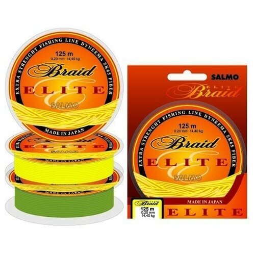 фото Леска плетеная salmo elite braid 0.33 91м g