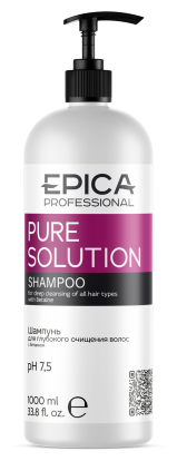 Epica Professional Pure Solution Шампунь для глубокого очищения волос с бетаином 1000мл