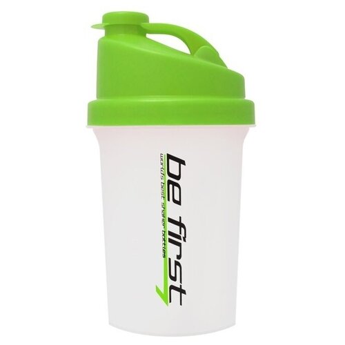 Шейкер Be First 500 мл, прозрачно-салатовый (TS 1255-GREEN)