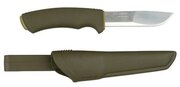 Нож туристический Morakniv Bushcraft Forest, нержавеющая сталь, резиновая ручка