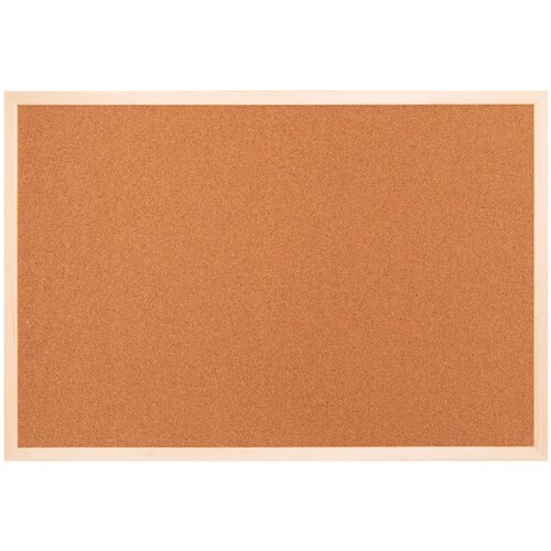 Доска с пробковым покрытием эконом 50х70 см в деревянном профиле, INFILD