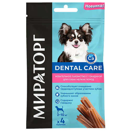 Лакомство для собак Мираторг Dental Care для мелких пород, 40 г