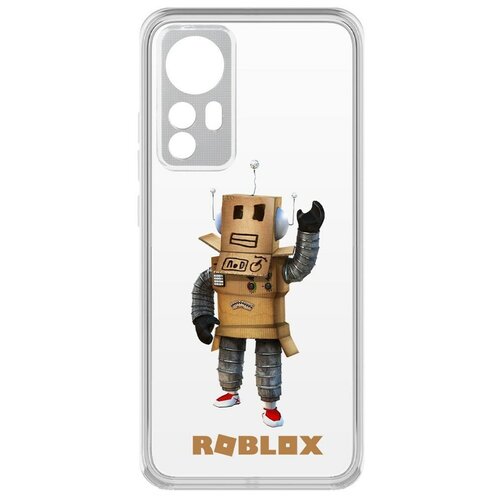 Силиконовый чехол / накладка / бампер Roblox-Мистер Робот для Xiaomi 12 силиконовый чехол накладка бампер roblox зомби для xiaomi 12 lite