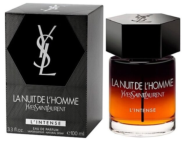 Yves Saint Laurent, La Nuit De L'Homme L'Intense, 100 мл, парфюмерная вода мужская