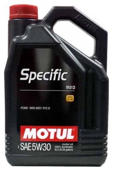 Моторное масло Motul Specific 913D 5W-30 синтетическое 5 л