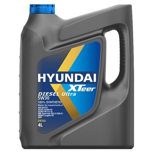 HYUNDAI XTeer Diesel Ultra 5W-30 MB-Approval (5 л) - масло моторное синтетическое