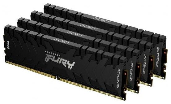 Kingston DDR4 Kit of 4 FURY Renegade Black KF432C16RBK4/128 128GB