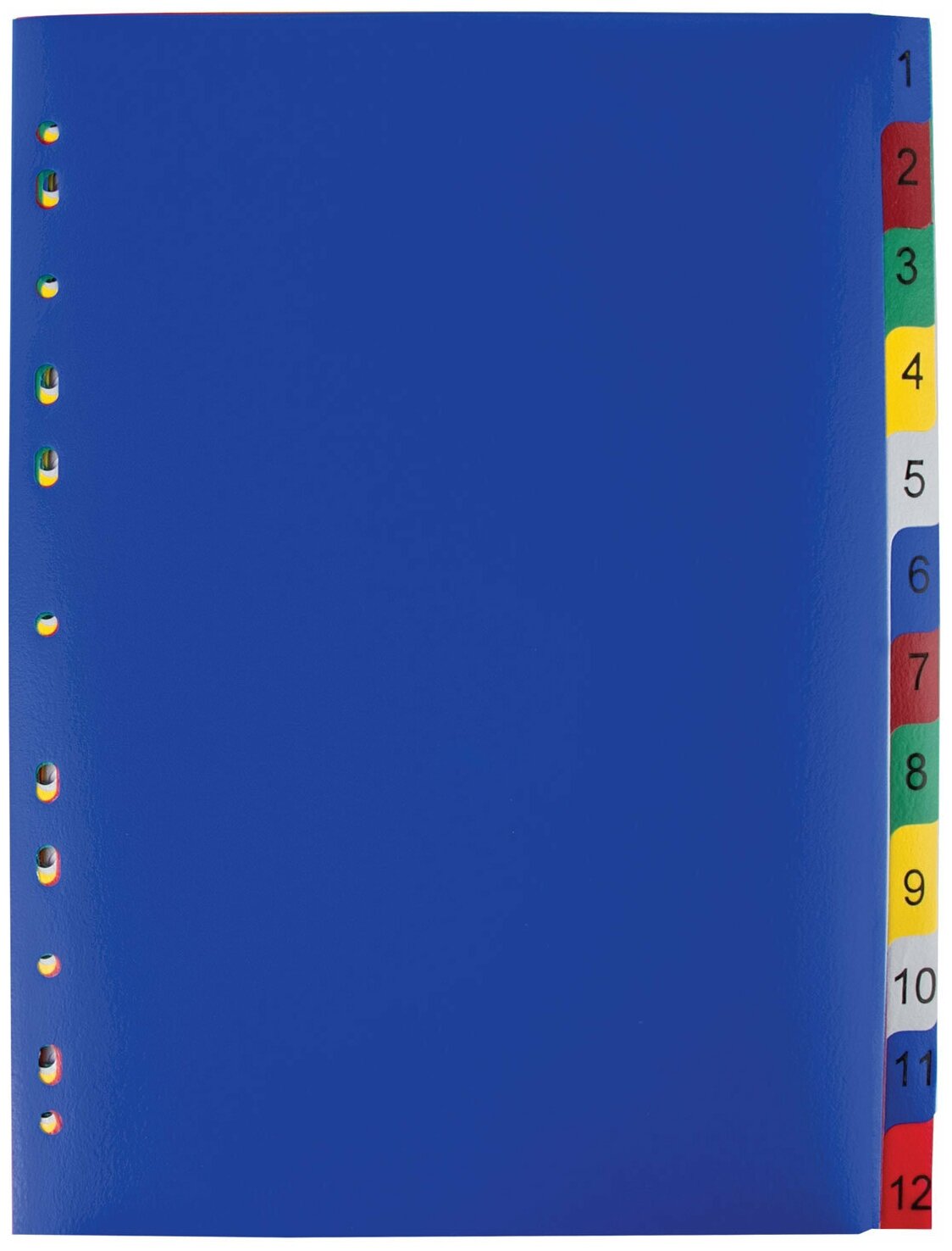 Разделитель пластиковый ОФИСМАГ, А4, 20 листов, алфавитный А-Я, оглавление, серый, Россия, 225607 - фото №8