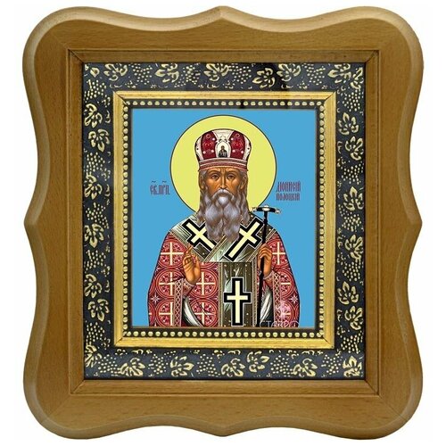Дионисий Полоцкий, епископ, святитель. Икона на холсте.