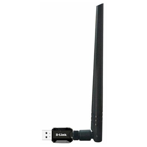 Сетевой адаптер D-Link DWA-137/C1A, Wireless N300 High-Gain USB Adapter wi fi адаптер usb 802 11n d link dwa 137 c1a 300mbit s внеш антенна 5dbi