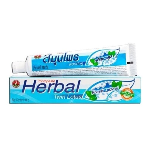 Зубная паста Twin Lotus Herbal Свежесть и прохлада 100 гр