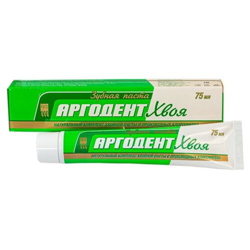 Паста зубная Аргодент Хвоя, 75 мл