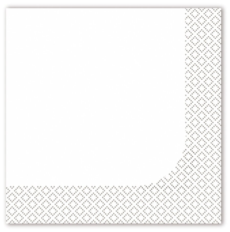 Салфетки бумажные сервировочные 3 слоя 33 см. 250 листов Gratias Professional белые - фотография № 2