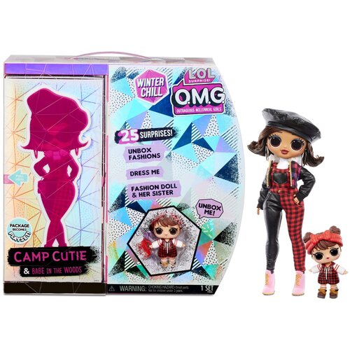 Кукла O.M.G. L.O.L. Surprise! Winter Chill - Camp Cutie lols mga entertainment лол сюрприз набор мебели winter chill cozy babe l o l surprise winter chill hangout spaces furniture playset with cozy babe doll