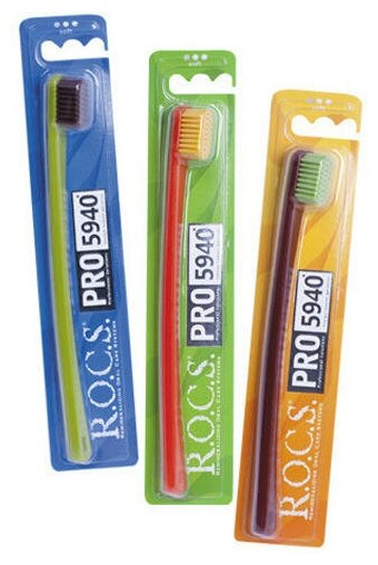 Зубная щетка R.O.C.S. мягкая PRO 1 шт.