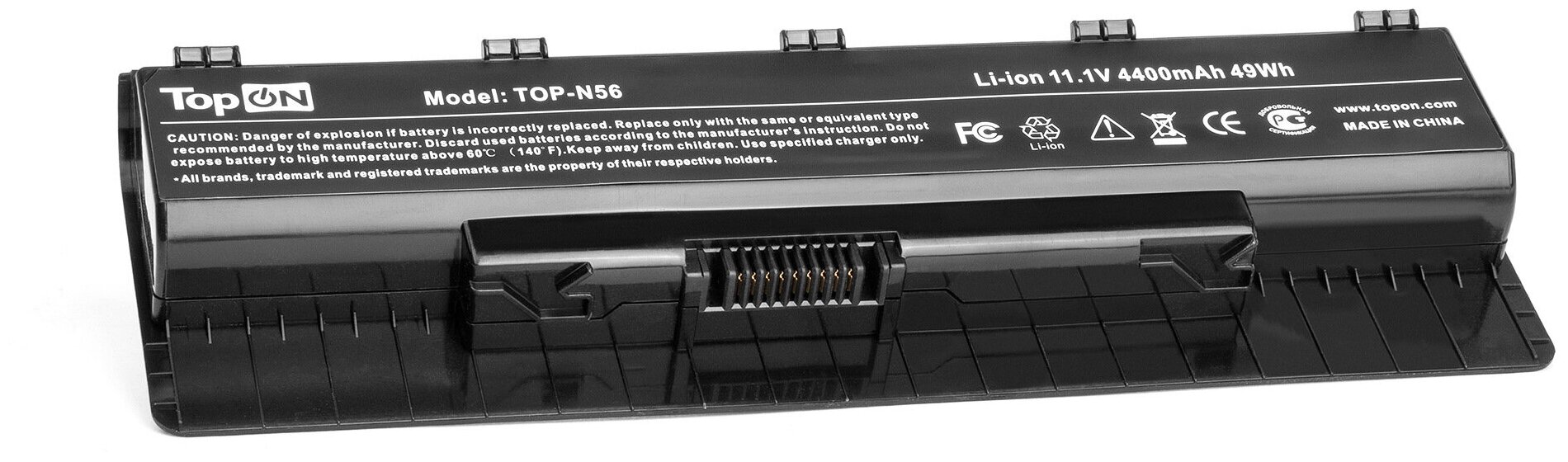 Аккумулятор для ноутбука Asus N46 N56 N76 B53V F55 Series. 11.1V 4400mAh A31-N56 A32-N56