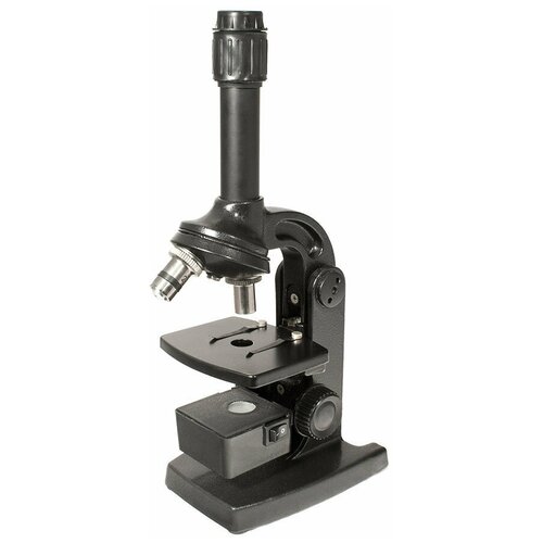 Микроскоп Юннат 2П-1 с подсветкой Черный микроскоп юннат 2п 1 80 400 черный
