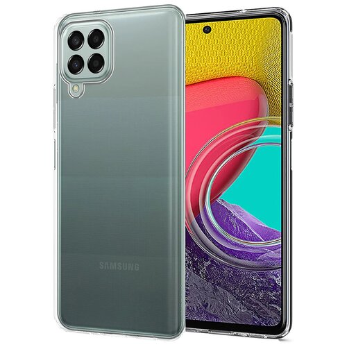 Силиконовый чехол на Samsung Galaxy M53 5G / Самсунг М53 5г прозрачный матовый чехол rainbow unicorn для samsung galaxy m53 5g самсунг м53 5г с 3d эффектом черный