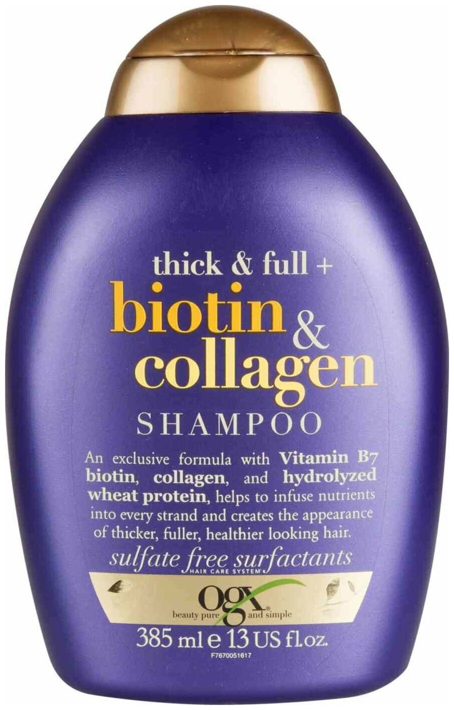 ogx thick & full biotin & collagen shampoo