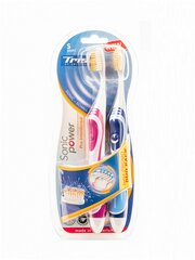 Электрическая зубная щетка Sonicpower akku, 2 шт.(661864-Blue-Pink)