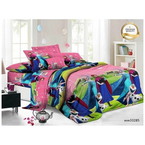 Постельное белье 1,5 спальное, хлопо