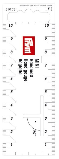 610731 Prym Мини-линейка для разметки и измерения - фото №8