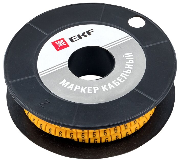 Маркировка кабельная EKF plc-KM-6-6