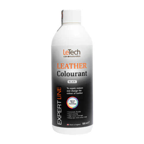 LeTech Expert Line Краска для кожи (Leather Colourant) Black, 500мл