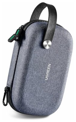 Органайзер для сумки UGreen, 12.9х20.3х7.1 см, серый, черный