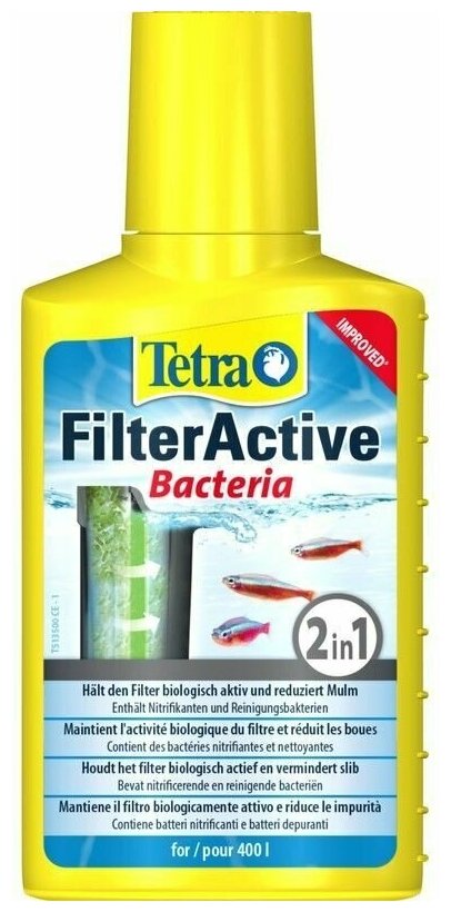 Tetra FilterActive кондиционер для поддержания биологической среды 100 мл - фотография № 8