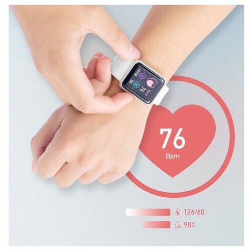 Умные часы BandRate Smart BRSD20PLBLBL с тонометром монитором кислорода в крови будильником 199000₽