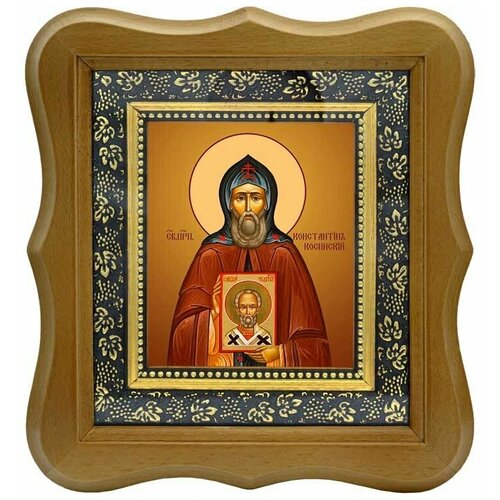 Константин Косинский, Старорусский преподобный. Икона на холсте.