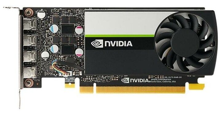 Видеокарта PNY nVidia T1000 8GB VCNT1000-8GB-PB