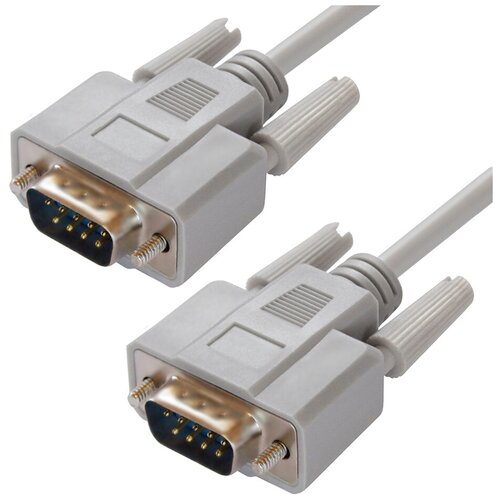 Кабель COM (M) - COM (M), 1.8м, Greenconnect (GCR-DB9CM2M-1.8m) кабель com f com f 3м greenconnect gcr db901 3m