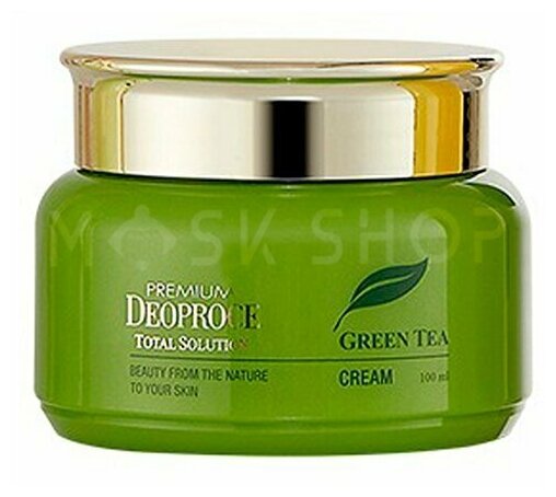 Крем для лица с экстрактом зеленого чая Deoproce Green Tea Total Solution Cream