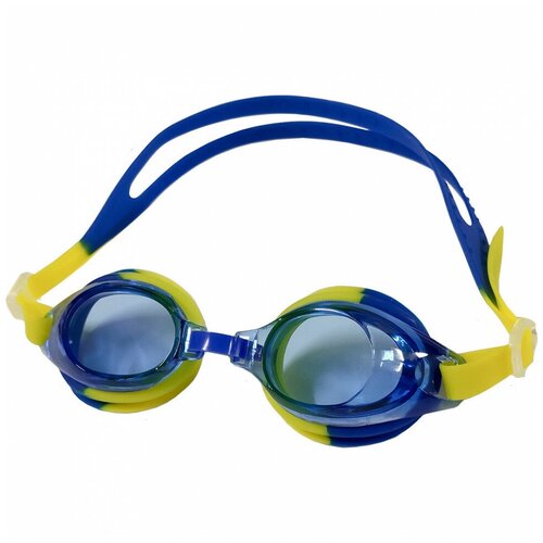 Очки для плавания детские E36884, желто/синие