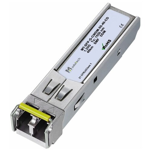 Модуль SFP CWDM 1,25 Гбит/с, 40 км, 1550 нм, SMF, LC