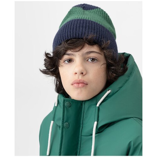 фото Шапка вязаная разноцветная button blue, размер 54, модель 222bbbjx73040000