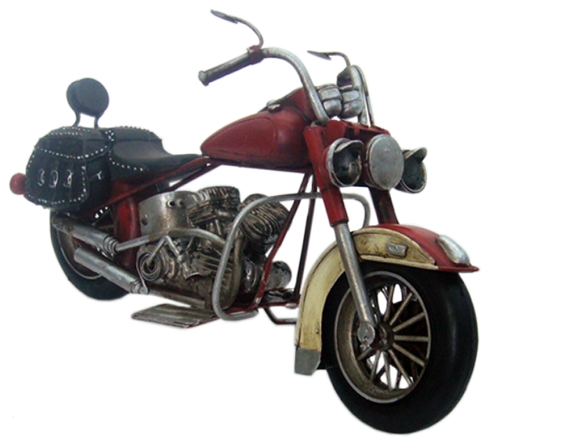 Модель мотоцикла Harley Davidson красный
