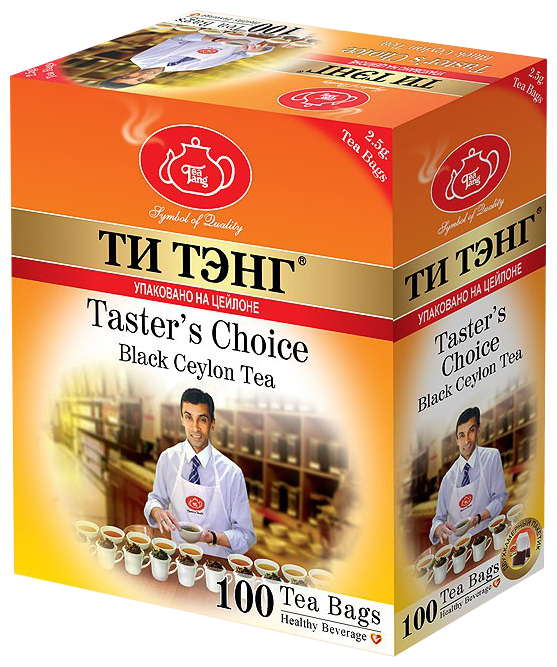 Чай чёрный "Ти Тэнг" - Выбор дегустатора, 100 пак, 250 гр.