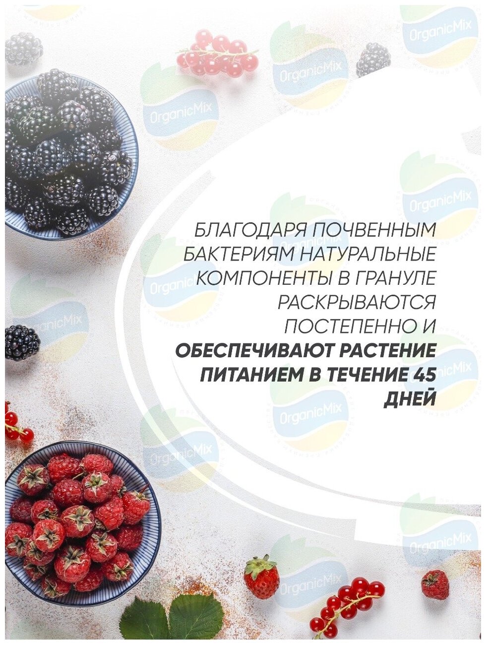 Органик Микс Удобрение для клубники и ягодных 2,8 кг Органик Микс - фотография № 5