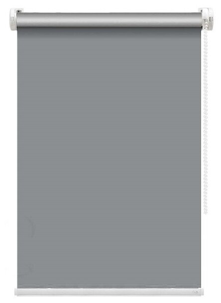Рулонная штора FixLine Amigo THERMO Black-Out 55х180 темно-серый