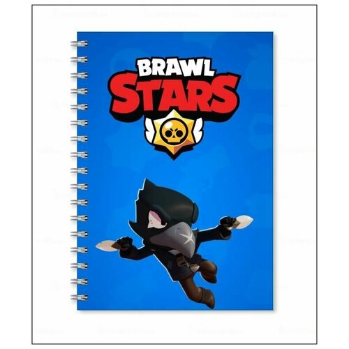 Тетрадь Brawl Stars № 30 скетчбук для мальчиков brawl stars 30 листов а5 без разлиновки