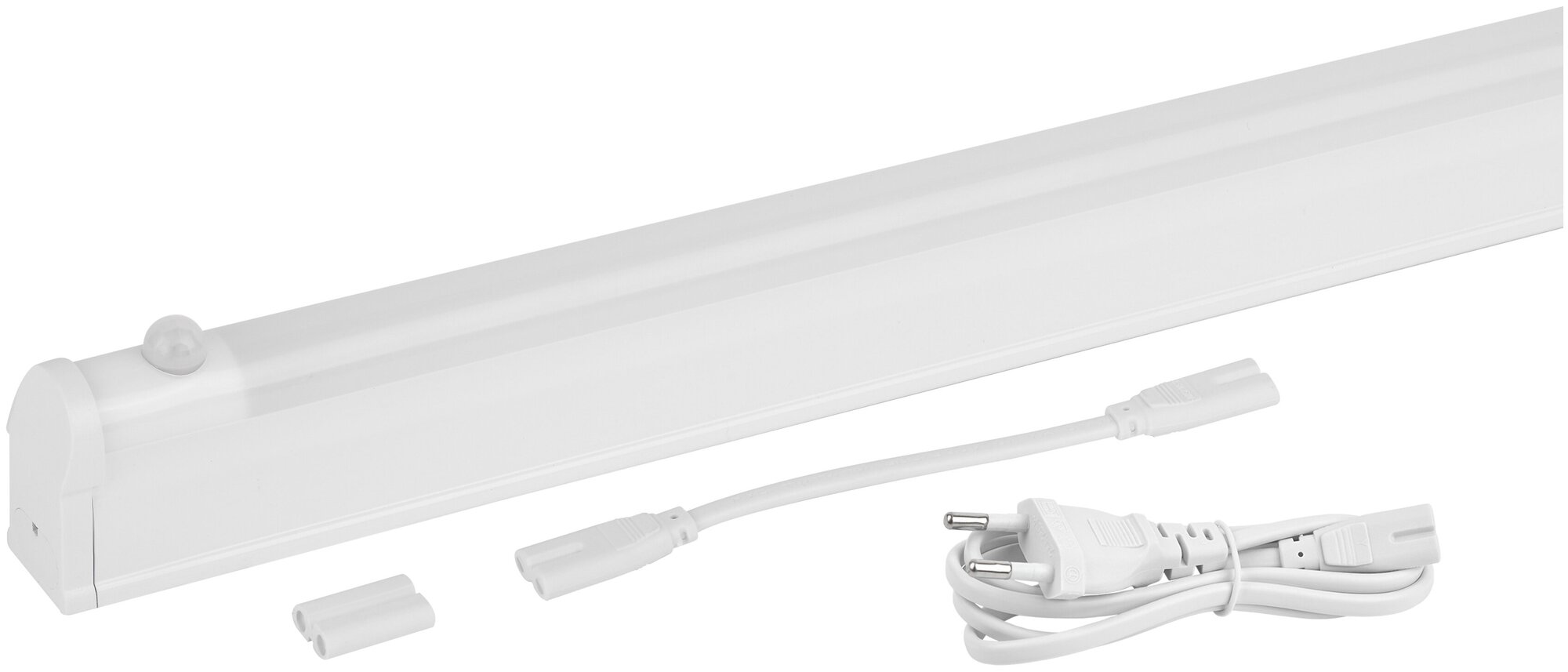 Линейный LED светильник ЭРА LLED-02-08W-4000-MS-W с датчиком движения Б0019784