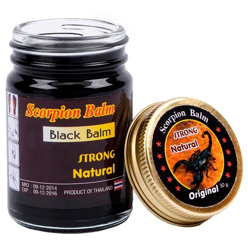 Бальзам Banna Scorpion Black Balm Strong Natural, 50 г, 6 шт.