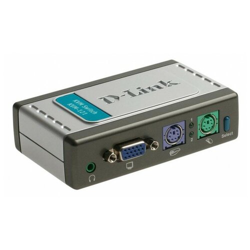 Модуль D-Link KVM-121/B1A, 2-port KVM Switch w. VGA, PS/2, Audio (KVM-121/B1A)