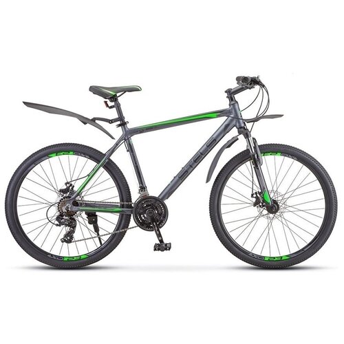 горный mtb велосипед stels navigator 620 md 26 v010 lu088804 lu084771 рама 14 темно синий Велосипед Stels Navigator 620 MD V010 Антрацитовый (LU088804), 14'