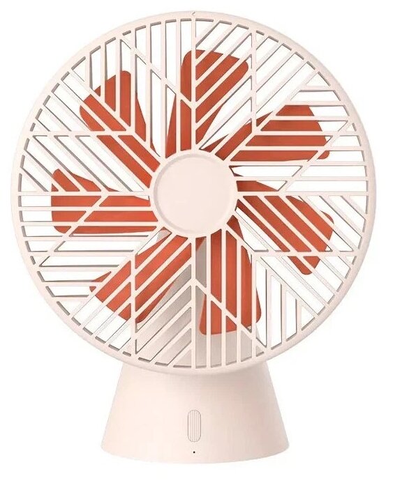 Портативный вентилятор ( настольный ) Xiaomi Youpin SOTHING Silent Rainforest Mini Fan Бежевый / 90 угол регулировки / 13 часов автономной работы