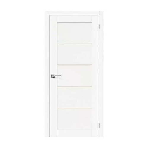 Белорусские двери Вуд Модерн-22 ПО Magic Fog, Whitey 2000*600.Комплект (полотно,коробка,наличник)