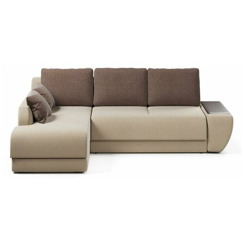 Угловой диван-кровать Нью-Йорк, 250х162х87 см, механизм Еврокнижка, диван угловой, ППУ, ящик для белья, подлокотники с накладками